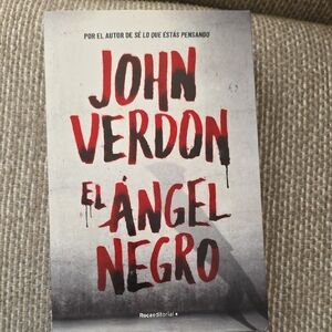 John Verdon's 'El Ángel Negro' - Striking Red and Black Cover